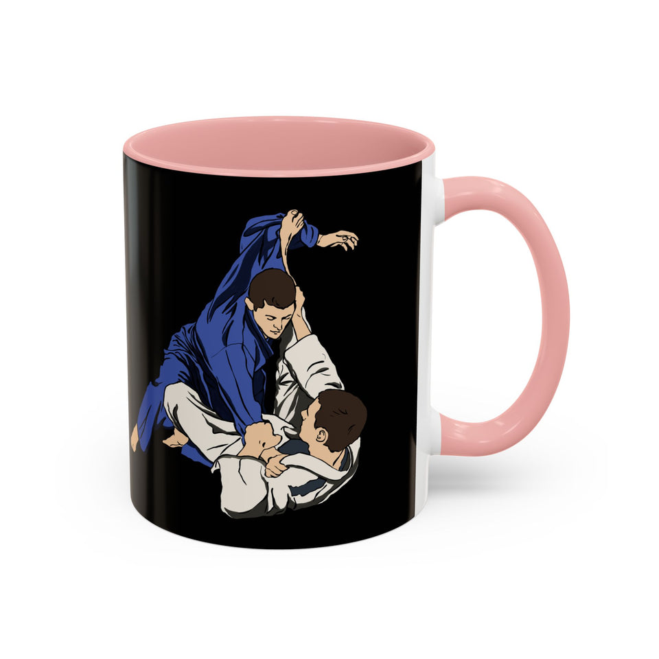 Brazilian Jiu Jitsu Rolling | BJJ Accent Coffee Mug