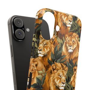 Premium Pride Of Lions iPhone Case | Lion Gifts Slim Phone Cases Premium Pride Of Lions iPhone Case | Lion Gifts Slim Phone Cases