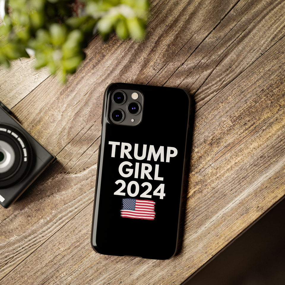 Premium Trump Girl iPhone Case | Donald Trump Gifts Slim Phone Cases