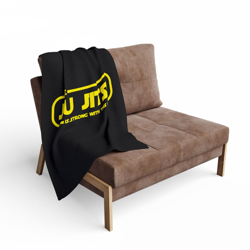 Brazilian Jiu Jitsu Blanket | The Jiu-Jitsu Is Strong With This One BJJ Arctic Fleece Blanket