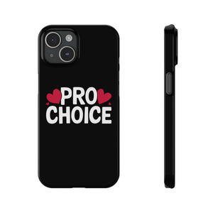 Premium Pro Choice iPhone Case | Feminist Pro Choice Gifts Slim Phone Cases Premium Pro Choice iPhone Case | Feminist Pro Choice Gifts Slim Phone Cases