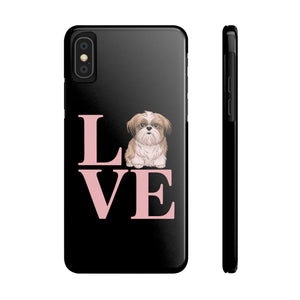 Premium Love Shih Tzu iPhone Case 2 | Cute Shih Tzu Slim Phone Cases Premium Love Shih Tzu iPhone Case 2 | Cute Shih Tzu Slim Phone Cases