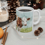 Cow Mug | Coffee Cow Mug | Cow Print Mug | Cow Presents | Highland Cow Mug 2 11oz Cow Mug | Coffee Cow Mug | Cow Print Mug | Cow Presents | Highland Cow Mug 11oz