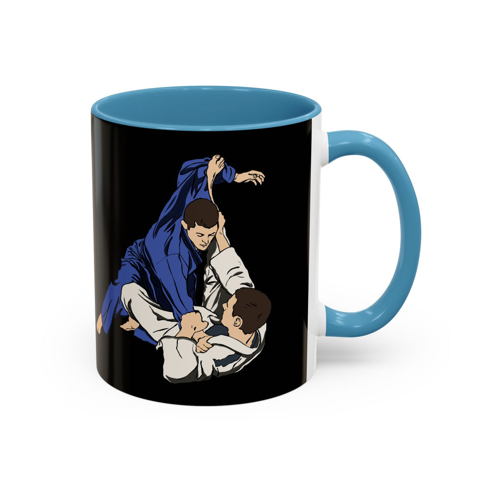 Brazilian Jiu Jitsu Rolling | BJJ Accent Coffee Mug