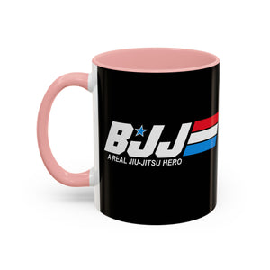 Brazilian Jiu Jitsu A Real Jiu-Jitsu Hero | BJJ Accent Coffee Mug Brazilian Jiu Jitsu A Real Jiu-Jitsu Hero | BJJ Accent Coffee Mug