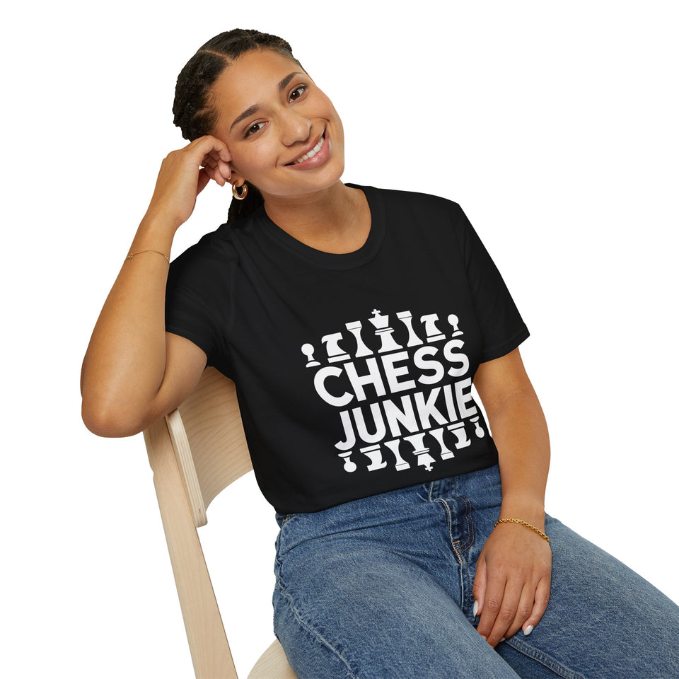 Chess Junkie Shirt | Chess Gift | Unisex Chess T Shirt