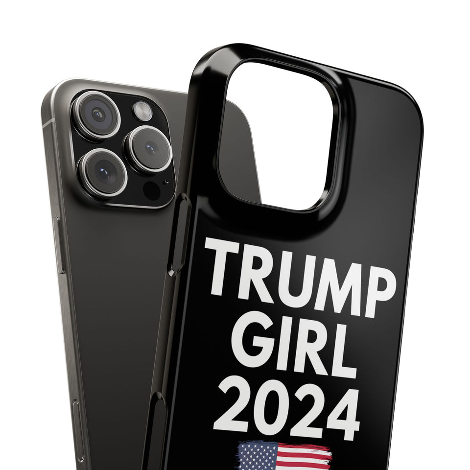 Premium Trump Girl iPhone Case | Donald Trump Gifts Slim Phone Cases