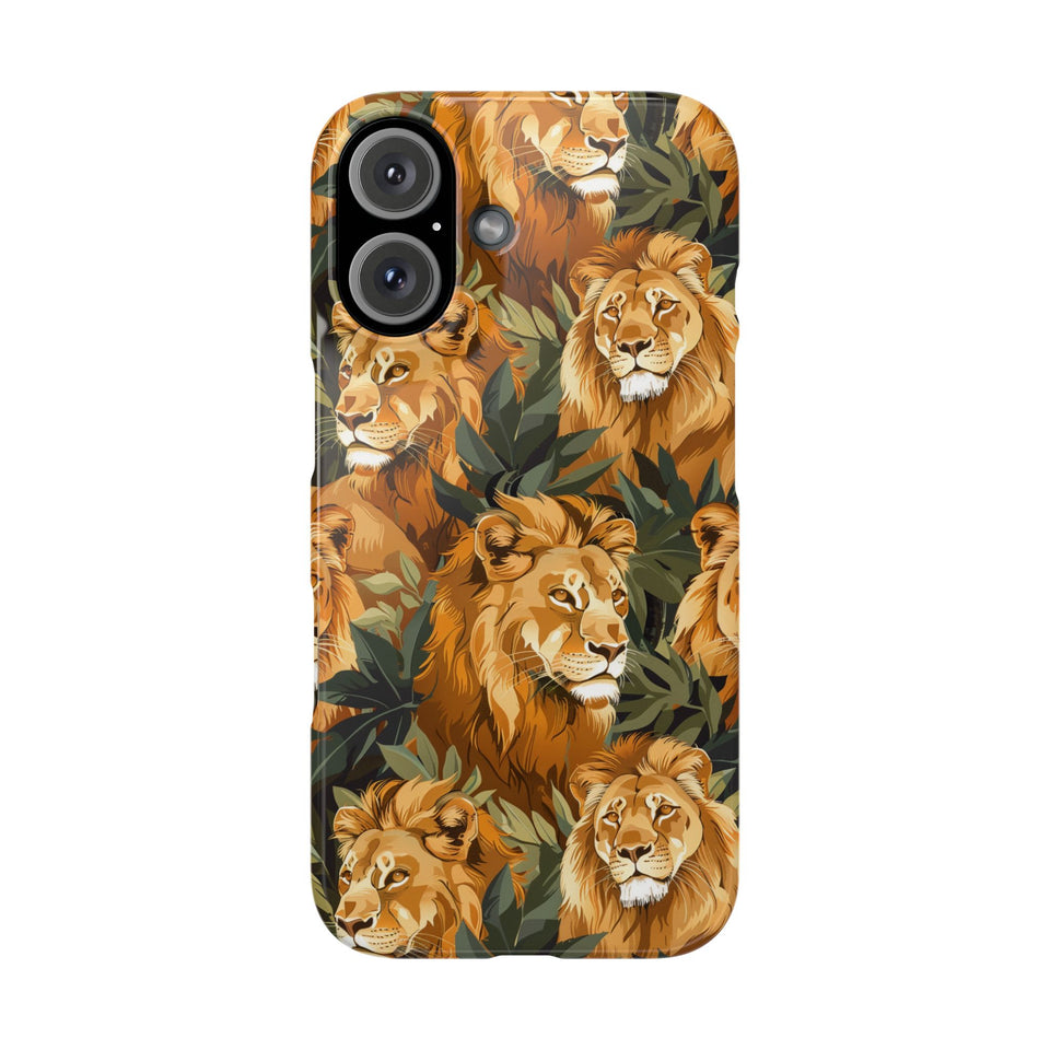 Premium Pride Of Lions iPhone Case | Lion Gifts Slim Phone Cases