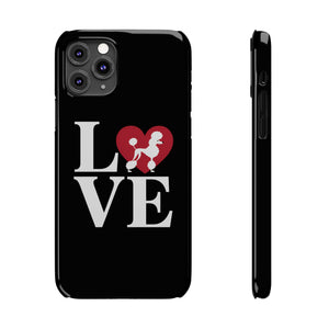 Premium Love Poodles iPhone Case | Cute Poodle Gifts Slim Phone Cases Premium Love Poodles iPhone Case | Cute Poodle Gifts Slim Phone Cases