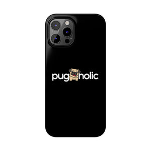 Premium Pugaholic Pug iPhone Case | Pug Gifts Slim Phone Cases Premium Pugaholic Pug iPhone Case | Pug Gifts Slim Phone Cases