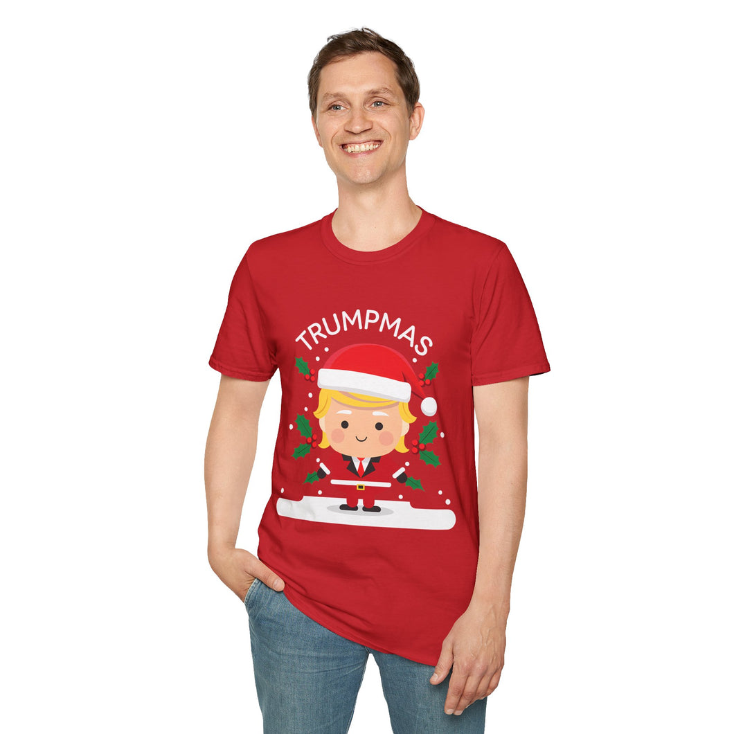 Trumpmas Donald Trump Ugly Xmas T-Shirt 2 | Donald Trump Christmas Gift Unisex T-Shirt