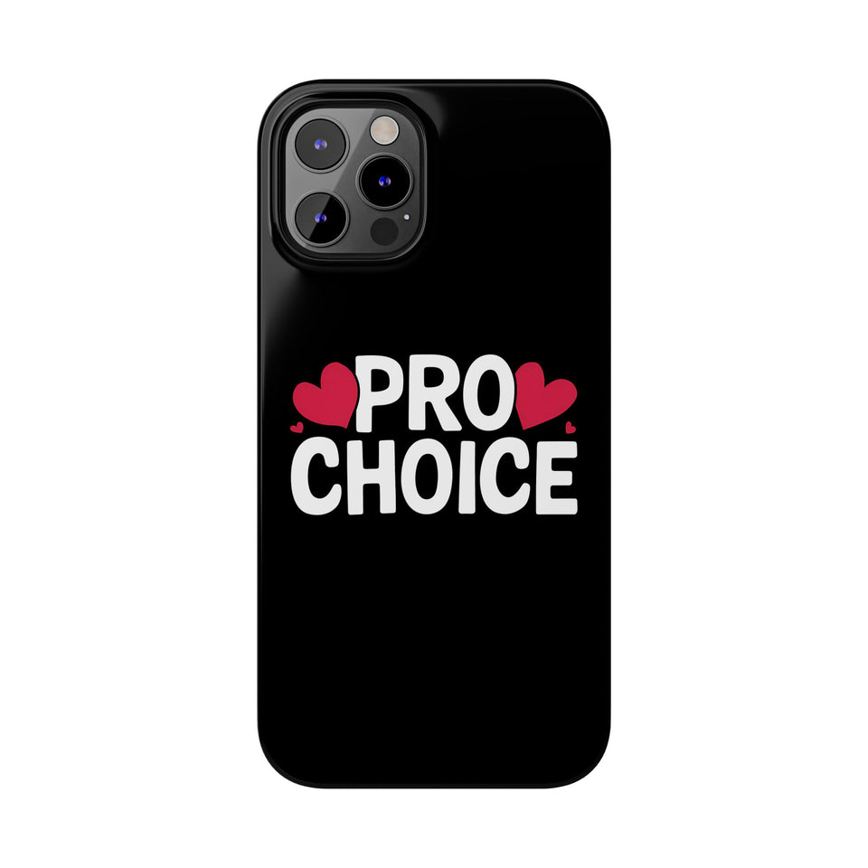 Premium Pro Choice iPhone Case | Feminist Pro Choice Gifts Slim Phone Cases