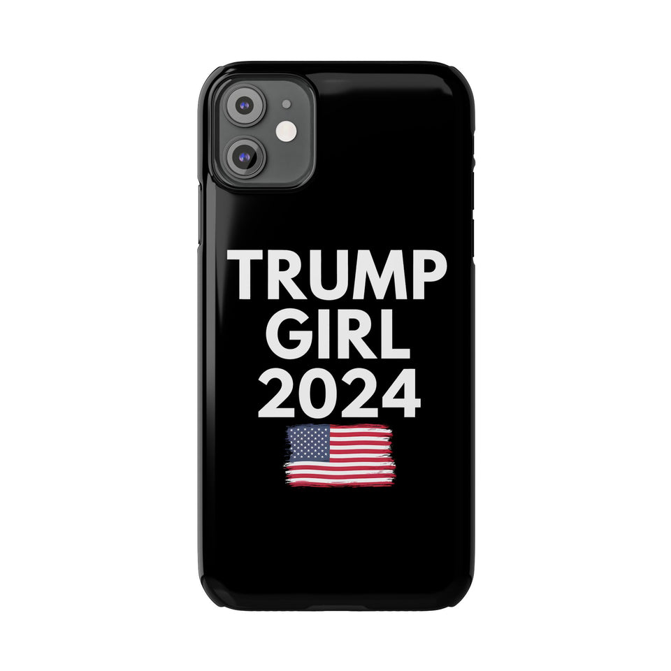 Premium Trump Girl iPhone Case | Donald Trump Gifts Slim Phone Cases