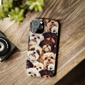 Premium Group of Shih Tzu iPhone Case | Cute Shih Tzu Gifts Slim Phone Cases Premium Group of Shih Tzu iPhone Case | Cute Shih Tzu Gifts Slim Phone Cases