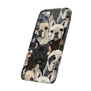 Premium French Bulldogs iPhone Case | Cute Frenchie Gifts Slim Phone Cases Premium French Bulldogs iPhone Case | Cute Frenchie Gifts Slim Phone Cases