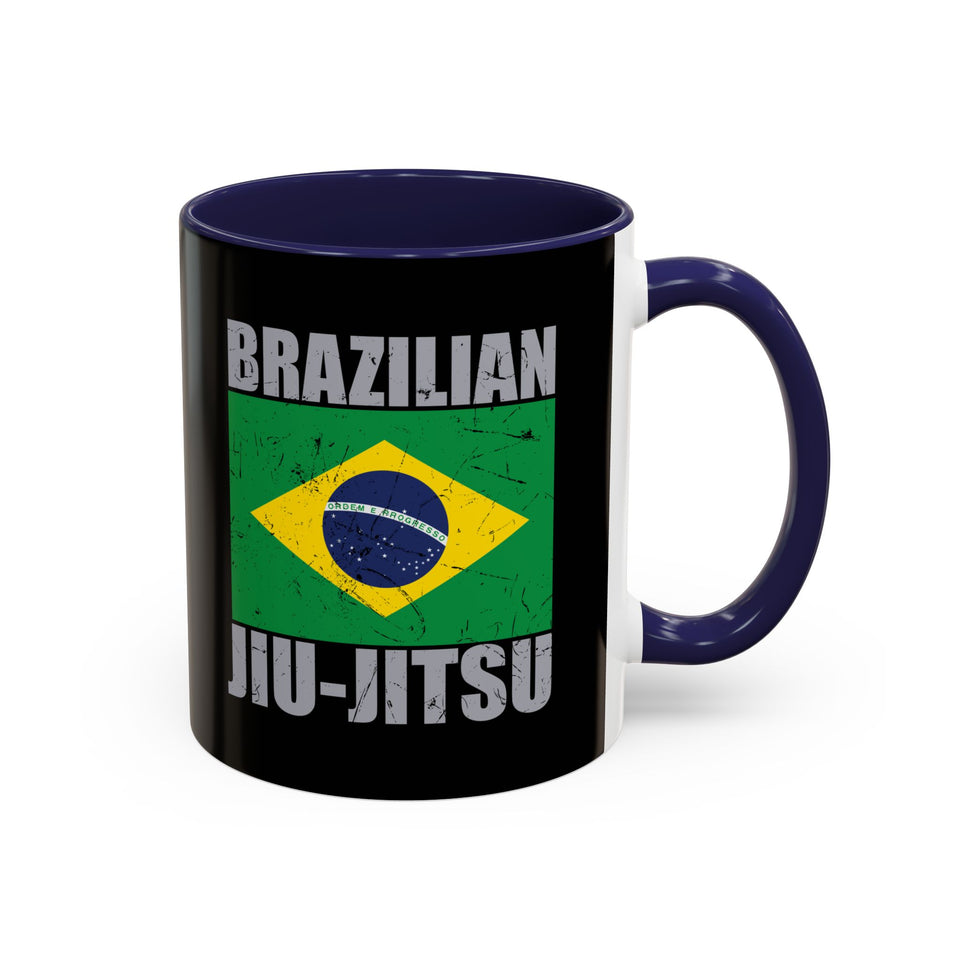 Brazilian Jiu Jitsu Flag 2 | BJJ Accent Coffee Mug