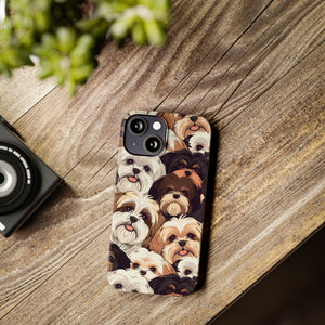 Premium Group of Shih Tzu iPhone Case | Cute Shih Tzu Gifts Slim Phone Cases Premium Group of Shih Tzu iPhone Case | Cute Shih Tzu Gifts Slim Phone Cases