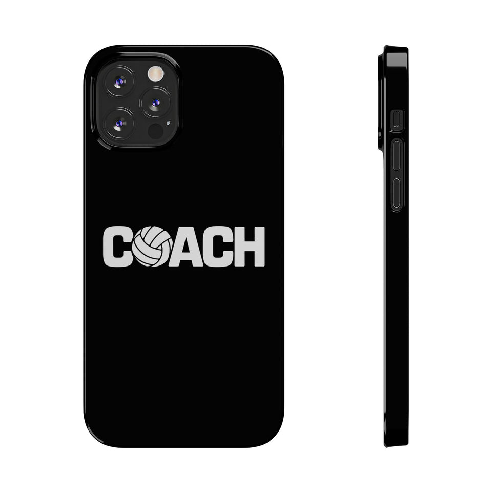 Premium Volleyball Coach iPhone Case | Volleyball Coach Gifts Slim Phone Cases