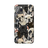 Premium French Bulldogs iPhone Case | Cute Frenchie Gifts Slim Phone Cases Premium French Bulldogs iPhone Case | Cute Frenchie Gifts Slim Phone Cases