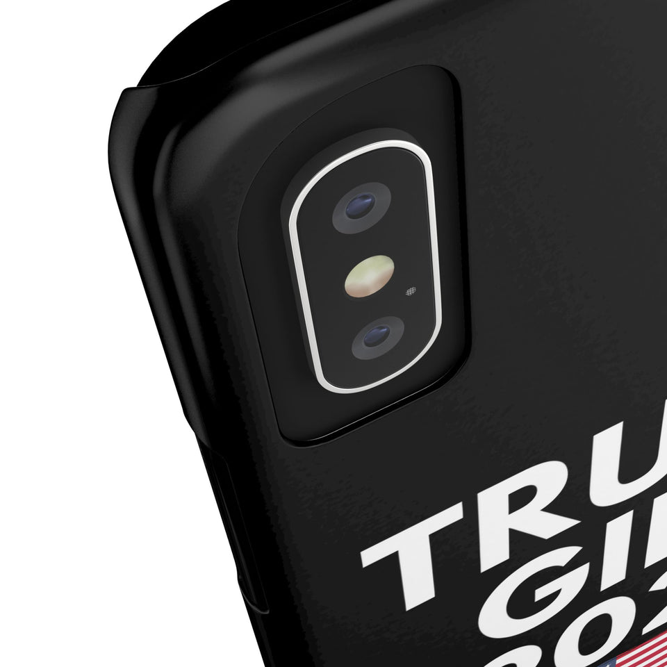 Premium Trump Girl iPhone Case | Donald Trump Gifts Slim Phone Cases