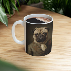 Classical Painting Pug Mug | Pug Coffee Mug | Pug Dog Gifts | Pug Presents | Pug Mug 11oz Classical Painting Pug Mug | Pug Coffee Mug | Pug Dog Gifts | Pug Presents | Pug Mug 11oz