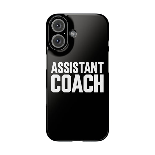 Premium Assistant Coach iPhone Case | Assistant Coach Gifts Slim Phone Cases