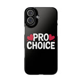 Premium Pro Choice iPhone Case | Feminist Pro Choice Gifts Slim Phone Cases Premium Pro Choice iPhone Case | Feminist Pro Choice Gifts Slim Phone Cases