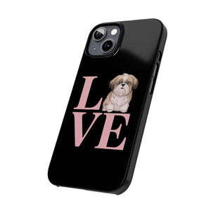 Premium Love Shih Tzu iPhone Case 2 | Cute Shih Tzu Slim Phone Cases Premium Love Shih Tzu iPhone Case 2 | Cute Shih Tzu Slim Phone Cases