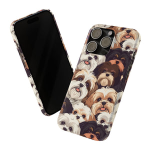 Premium Group of Shih Tzu iPhone Case | Cute Shih Tzu Gifts Slim Phone Cases Premium Group of Shih Tzu iPhone Case | Cute Shih Tzu Gifts Slim Phone Cases