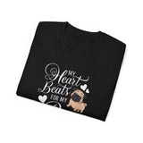 My Heart Beats For My Pug Shirt | Pug Gift | Pug Merchandise | Pug Gifts | Pug Presents Unisex T-Shirt My Heart Beats For My Pug Shirt | Pug Gift | Pug Merchandise | Pug Gifts | Pug Presents Unisex T-Shirt