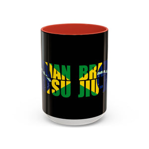 Brazilian Jiu Jitsu Flag 3 | BJJ Accent Coffee Mug Brazilian Jiu Jitsu Flag 3 | BJJ Accent Coffee Mug