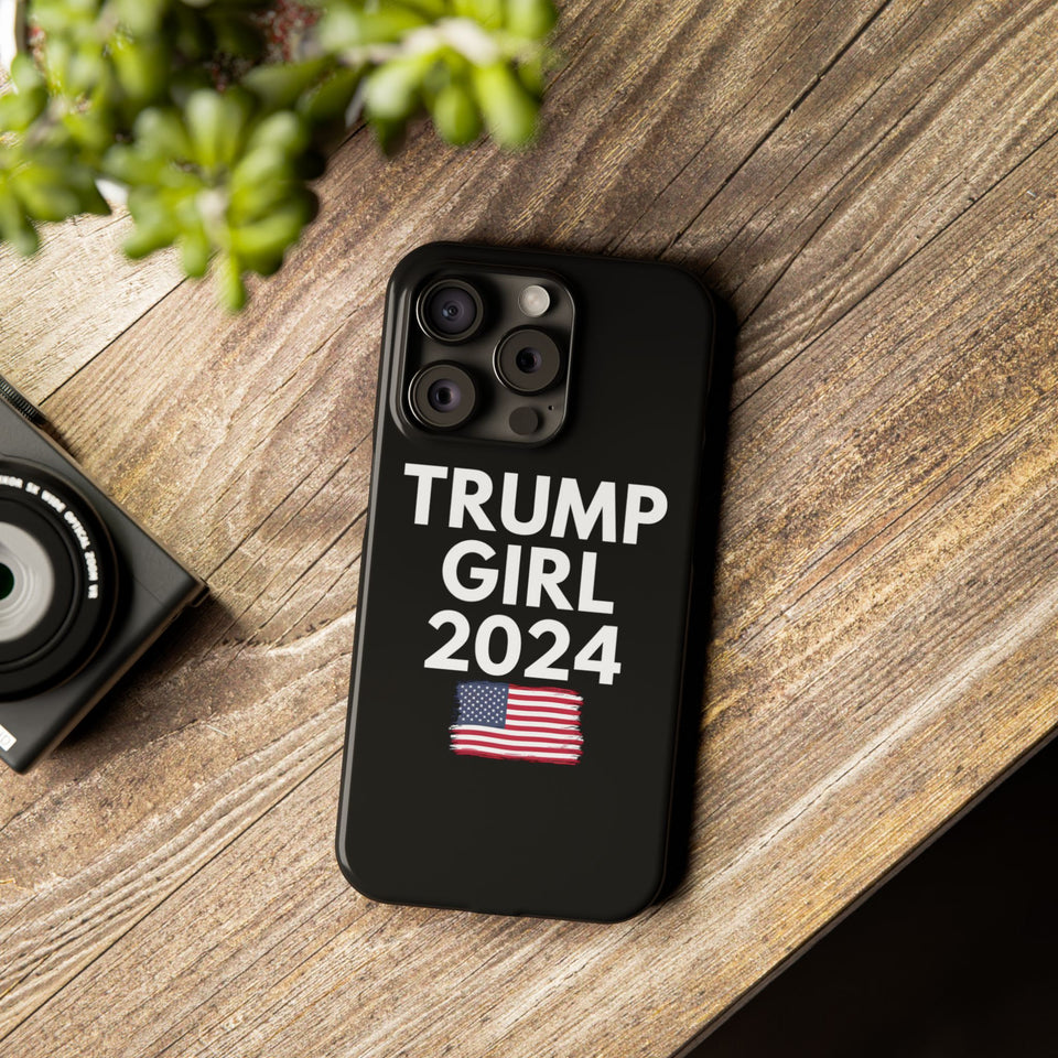 Premium Trump Girl iPhone Case | Donald Trump Gifts Slim Phone Cases