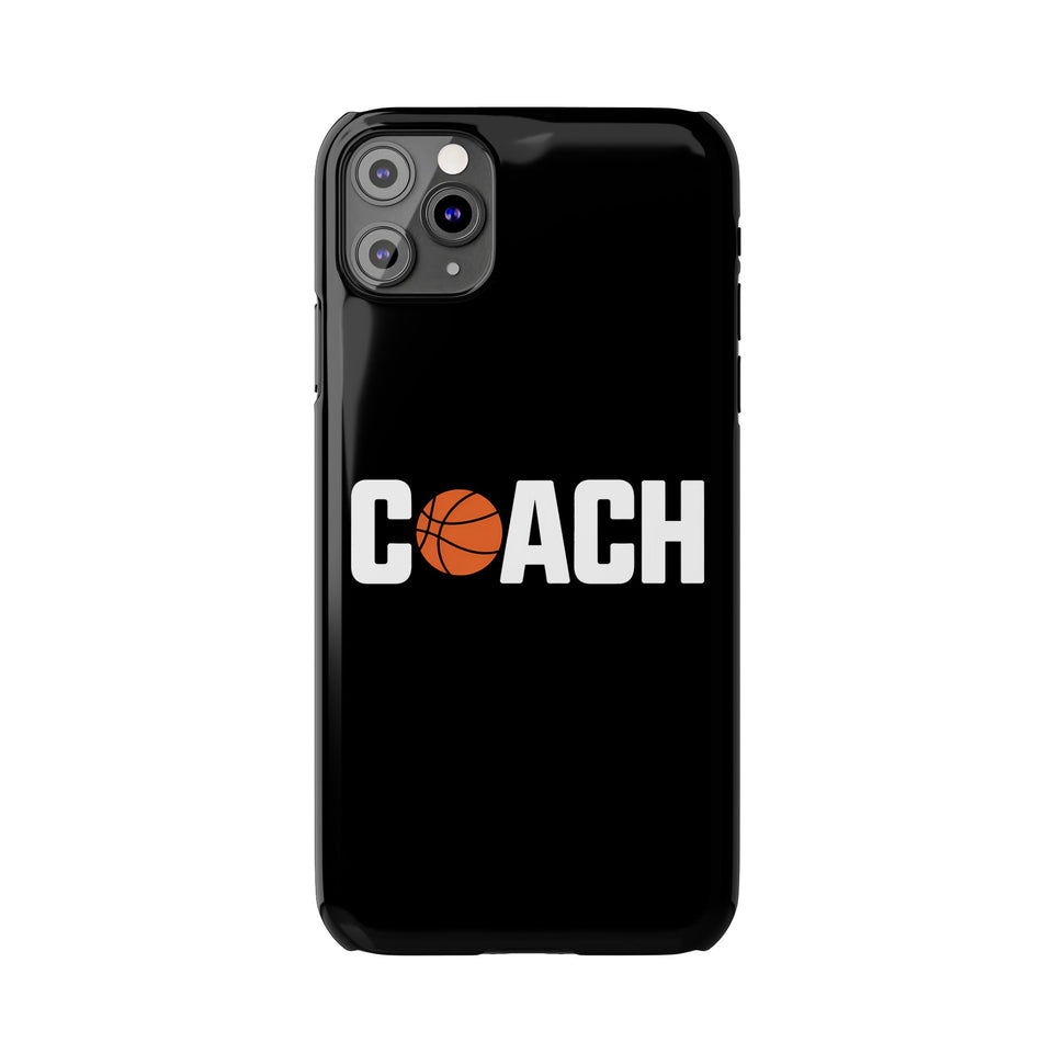 Premium Basketball Coach iPhone Case | Basketball Coach Gifts Slim Phone Cases