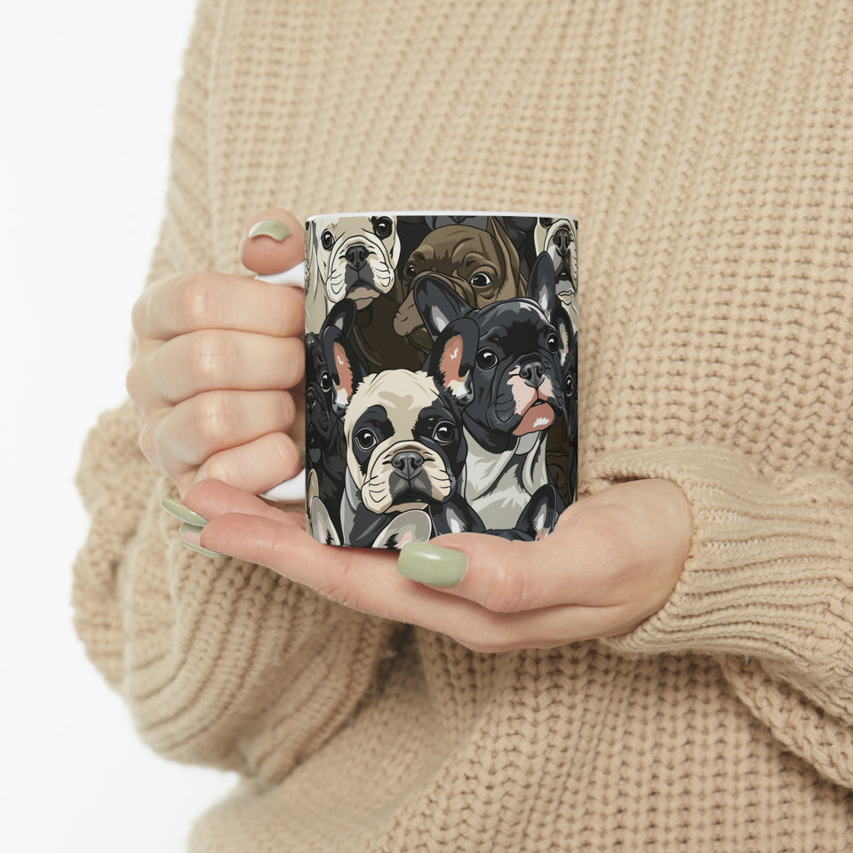 French Bulldog Mug | Frenchie Coffee Mug | Cute French Bulldog Gifts | Funny Frenchie Presents | French Bulldog Mug 11oz