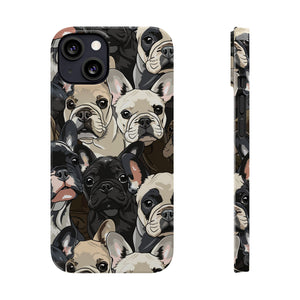 Premium French Bulldogs iPhone Case | Cute Frenchie Gifts Slim Phone Cases Premium French Bulldogs iPhone Case | Cute Frenchie Gifts Slim Phone Cases