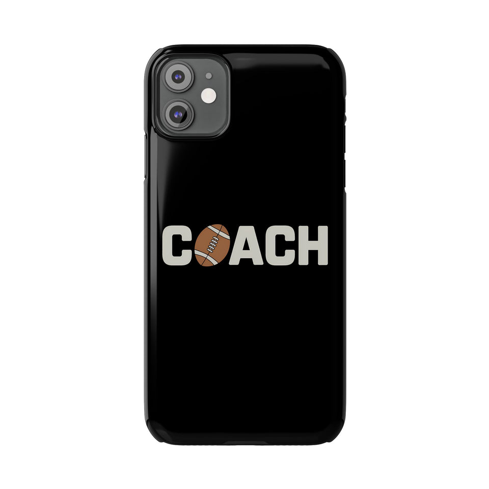 Premium Football Coach iPhone Case | Football Coach Gifts Slim Phone Cases