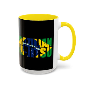 Brazilian Jiu Jitsu Flag 3 | BJJ Accent Coffee Mug Brazilian Jiu Jitsu Flag 3 | BJJ Accent Coffee Mug