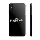 Premium Pugaholic Pug iPhone Case | Pug Gifts Slim Phone Cases Premium Pugaholic Pug iPhone Case | Pug Gifts Slim Phone Cases