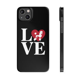 Premium Love Poodles iPhone Case | Cute Poodle Gifts Slim Phone Cases Premium Love Poodles iPhone Case | Cute Poodle Gifts Slim Phone Cases