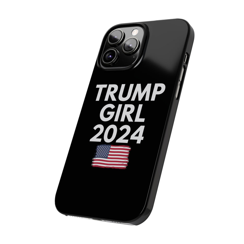 Premium Trump Girl iPhone Case | Donald Trump Gifts Slim Phone Cases