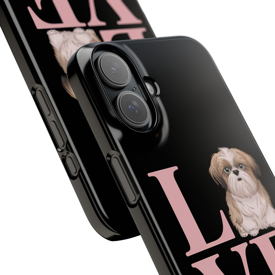 Premium Love Shih Tzu iPhone Case 2 | Cute Shih Tzu Slim Phone Cases