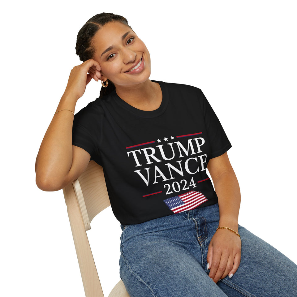 Trump Vance 2024 Donald Trump J.D. Vance Shirt 2 | Trump 2024 Gifts | Trump 2024 Merchandise Unisex T-Shirt