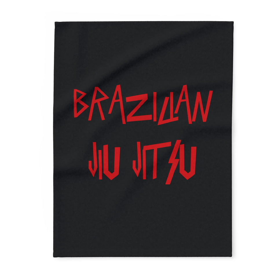 Brazilian Jiu Jitsu Blanket | Slay Metal BJJ Arctic Fleece Blanket