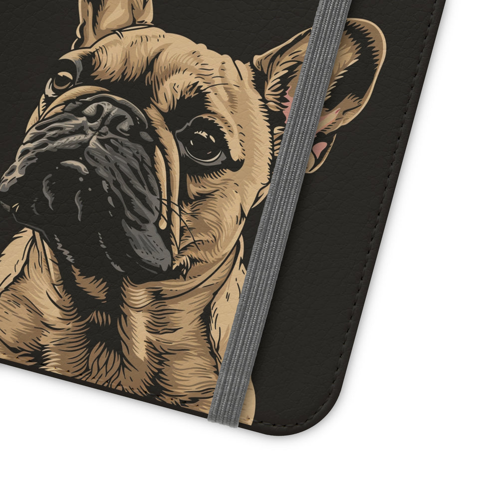 French Bulldog Phone Case | I Love My Frenchie Wallet Phone Case Gifts | IPhone & Samsung Galaxy French Bulldog Flip Cases