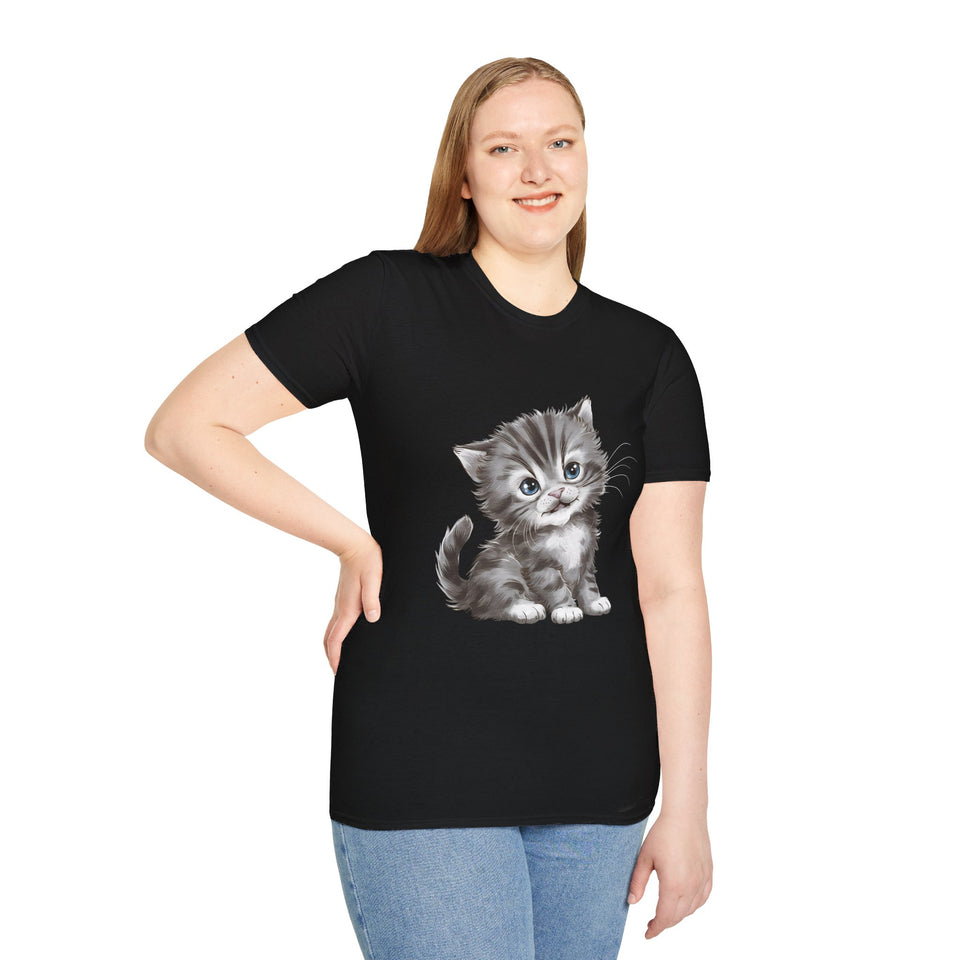 Cute Kitten Cat - Cats Shirt | Cat Gift | Unisex Cat T Shirt