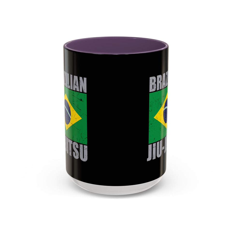 Brazilian Jiu Jitsu Flag 2 | BJJ Accent Coffee Mug