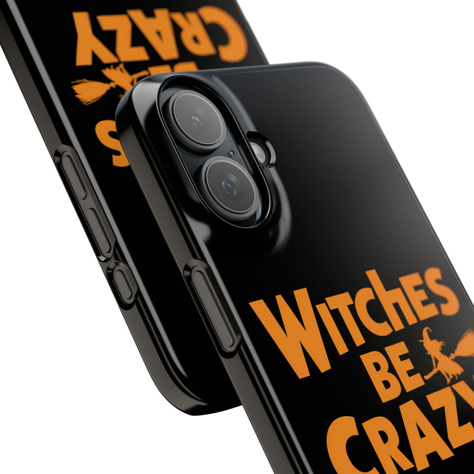 Premium Witches Be Crazy iPhone Case | Witch Wiccan Witchy Gifts Slim Phone Cases