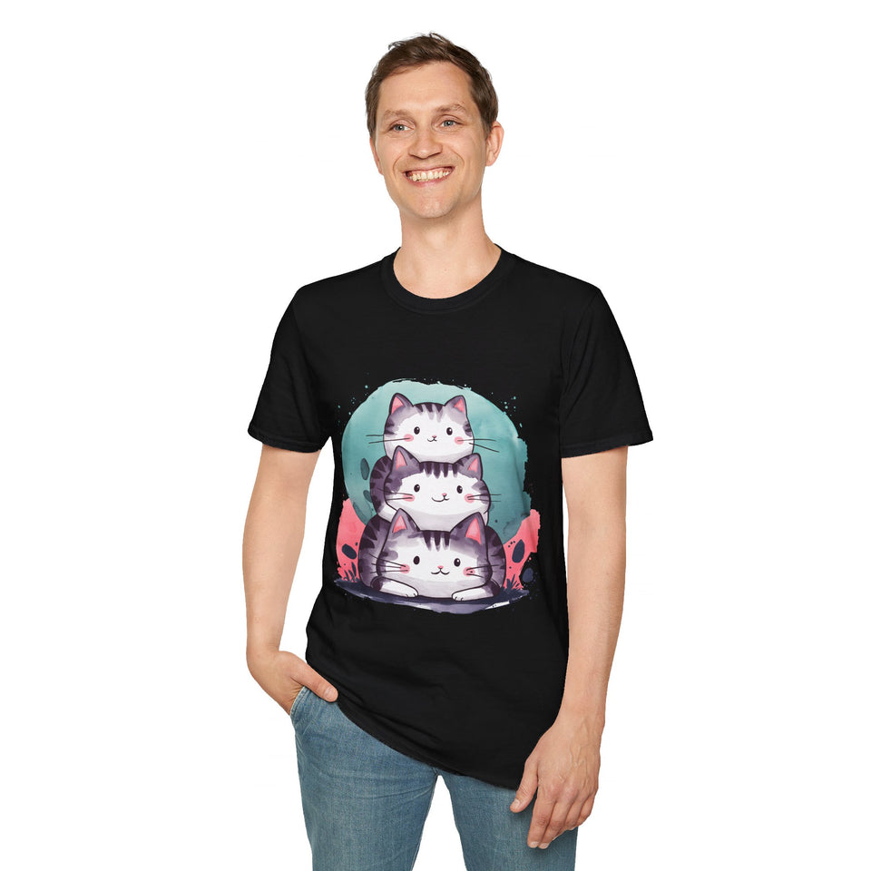 Group Of Cats Shirt | Cat Gift | Unisex Cat T Shirt 2