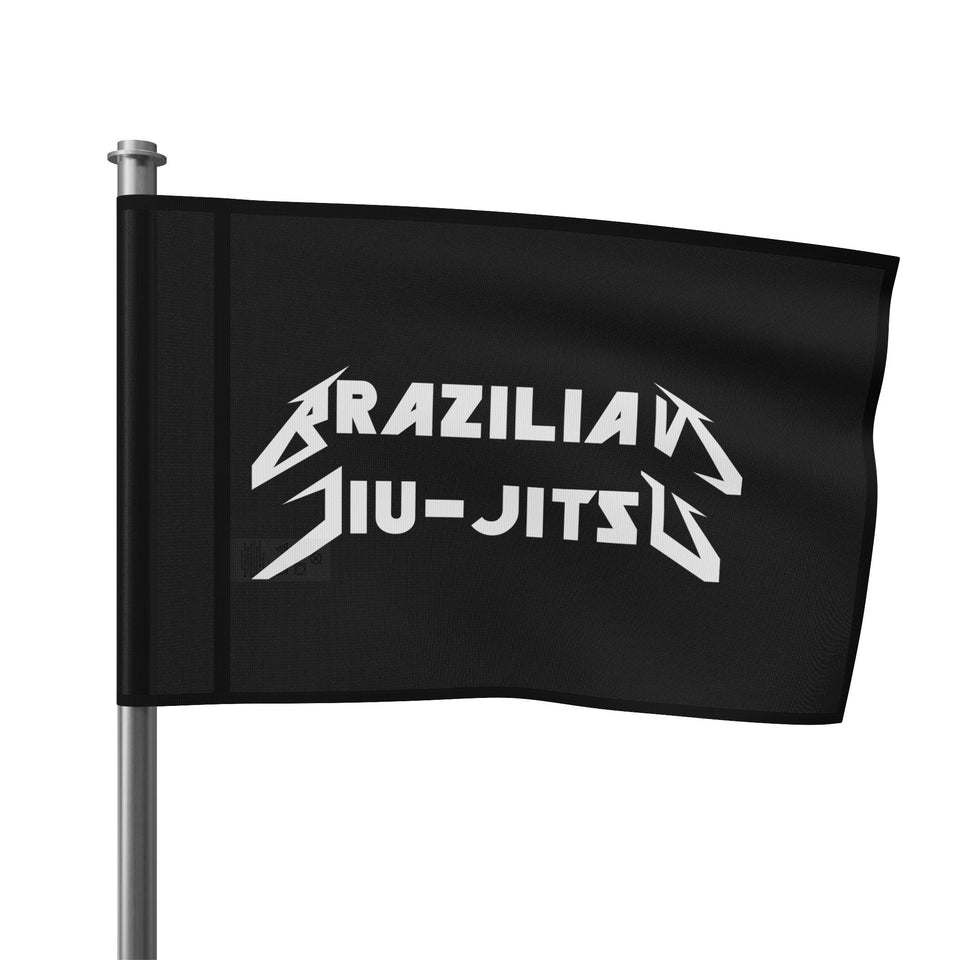 Brazilian Jiu Jitsu Metal Flag Banner | BJJ Flag