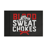 Brazilian Jiu Jitsu Blood Sweat Chokes Flag Banner | BJJ Flag Brazilian Jiu Jitsu Blood Sweat Chokes Flag Banner | BJJ Flag